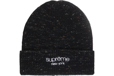 SUPREME RAINBOW SPECKLE BEANIE BLACK