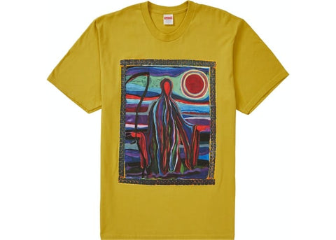 SUPREME CLOTHING SUPREME REAPER TEE ACID YELLOW
