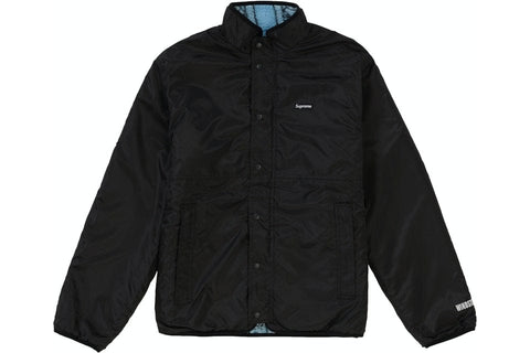 SUPREME CLOTHING SUPREME REVERSIBLE BANDANA FLEECE JACKET LIGHT BLUE