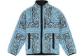 SUPREME CLOTHING SUPREME REVERSIBLE BANDANA FLEECE JACKET LIGHT BLUE