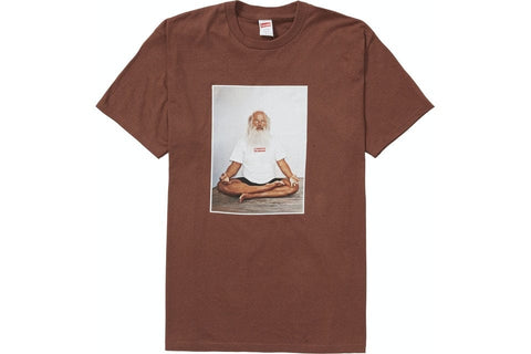 SUPREME CLOTHING SUPREME RICK RUBIN T-SHIRT BROWN