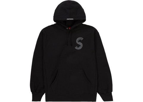 SUPREME CLOTHING SUPREME S LOGO HOODED SWEATSHIRT BLACK FW20