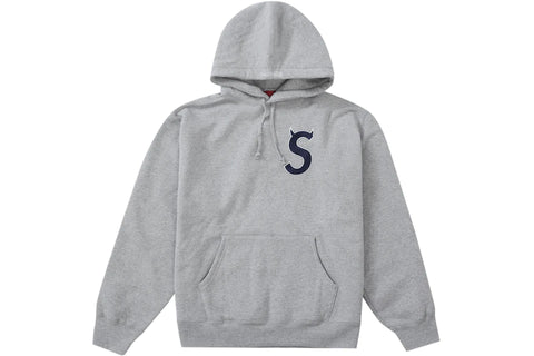 SUPREME S LOGO HOODIE FW22 GREY