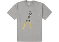 Supreme Clothing SUPREME SHEARS TEE HEATHER GREY STFW19HG