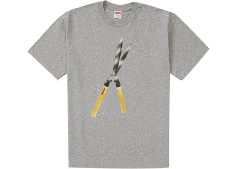 Supreme Clothing SUPREME SHEARS TEE HEATHER GREY STFW19HG
