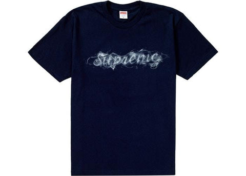 Supreme Clothing SUPREME SMOKE TEE NAVY