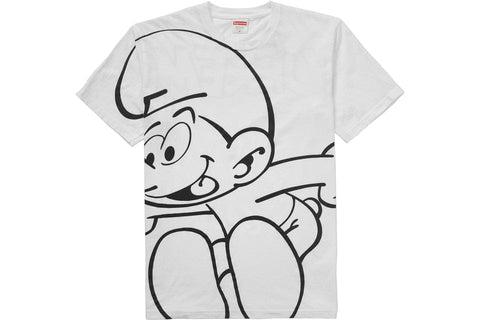 SUPREME CLOTHING SUPREME SMURF TEE WHITE