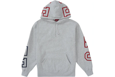 SUPREME STATE HOODIE ASH GREY