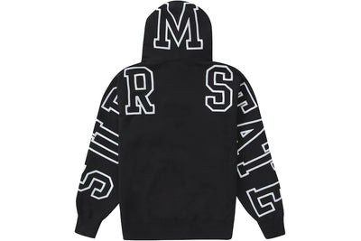 SUPREME STATE HOODIE NOIR