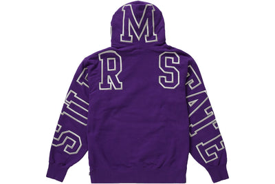 SUPREME STATE HOODIE PURPLE
