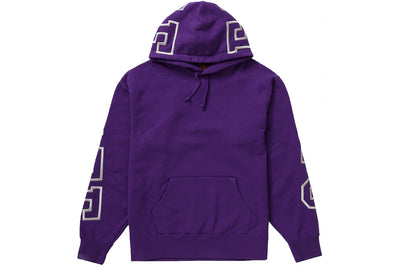 SUPREME STATE HOODIE PURPLE