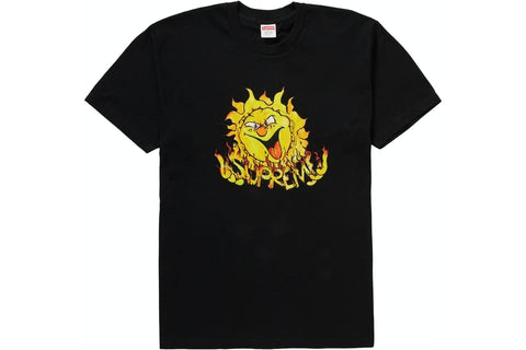 Supreme CLOTHING SUPREME SUN TEE BLACK IuykR-QdC