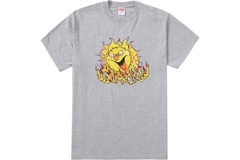SUPREME CLOTHING SUPREME SUN TEE HEATHER GREY Y1OHujCQ1