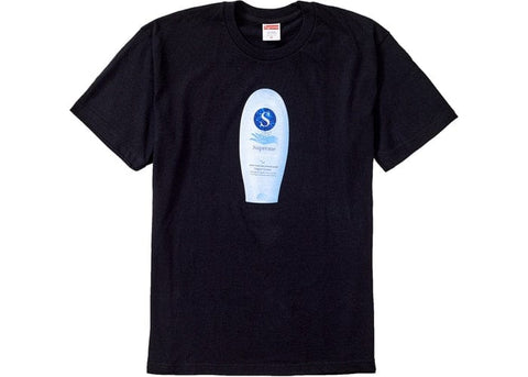 Supreme Clothing SUPREME CREAM TEE BLACK CTFW19B