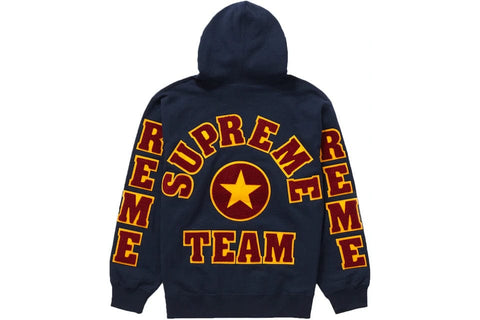 SUPREME CLOTHING SUPREME CHENILLE SWEATER NAVY