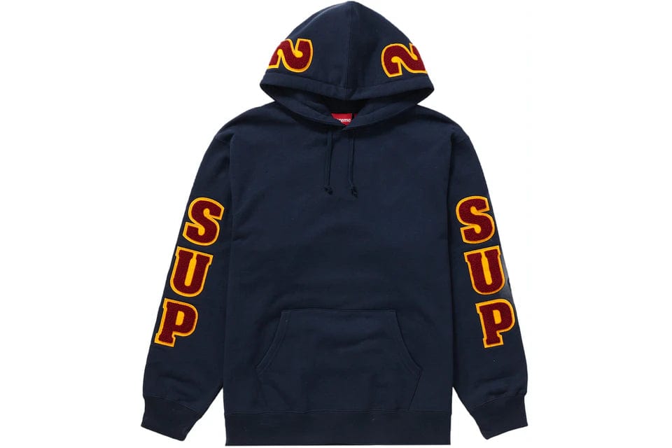 SUPREME CLOTHING SUPREME CHENILLE SWEATER NAVY