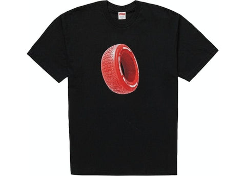 SUPREME CLOTHING SUPREME TIRE TEE BLACK FW20