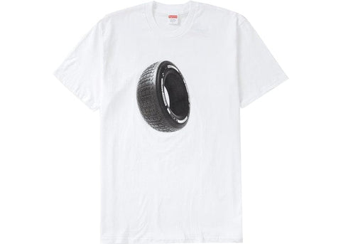 SUPREME CLOTHING SUPREME TIRE TEE WHITE FW20 e0vLhAFS_