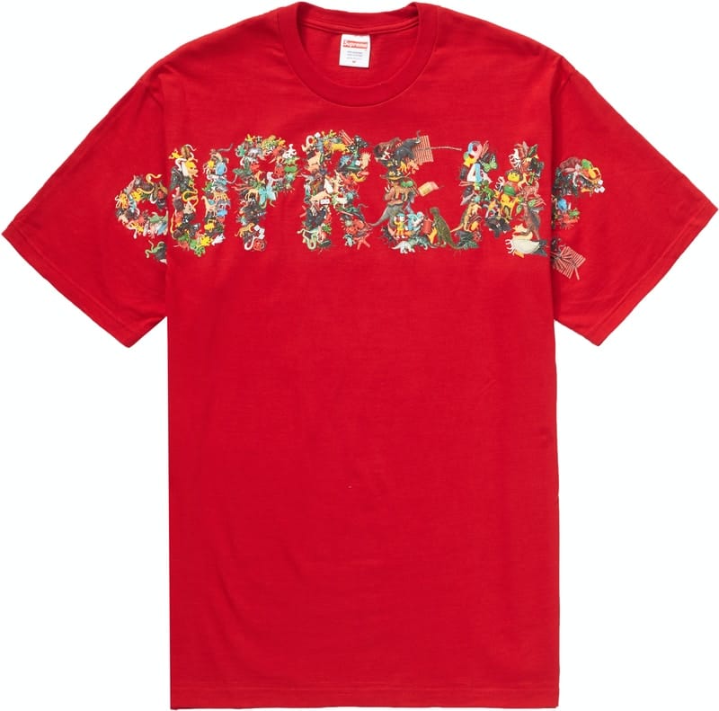SUPREME CLOTHING SUPREME TOY PILE TEE RED