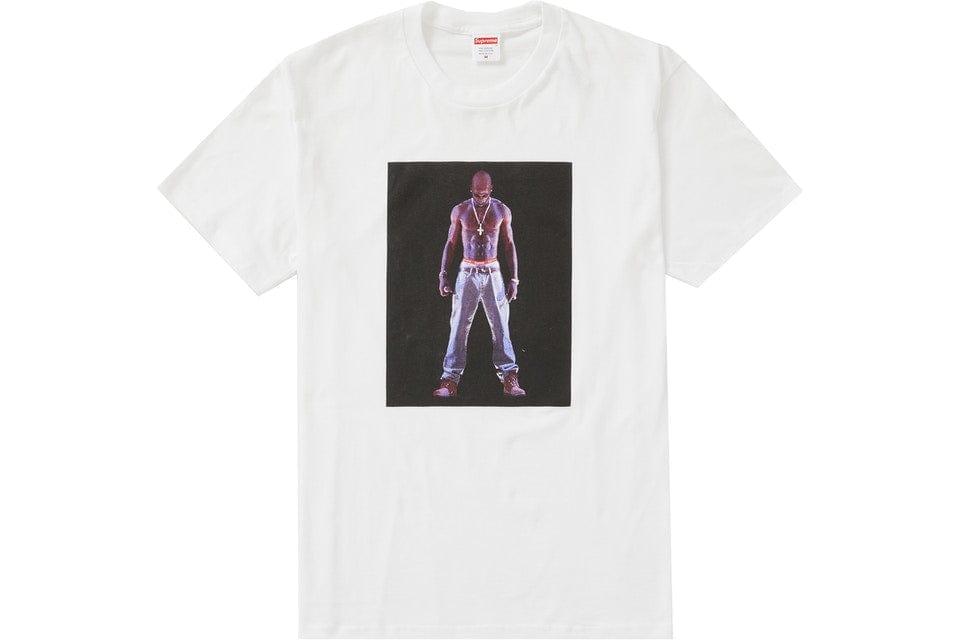 SUPREME CLOTHING SUPREME TUPAC HOLOGRAM TEE WHITE qoIP3BV7-