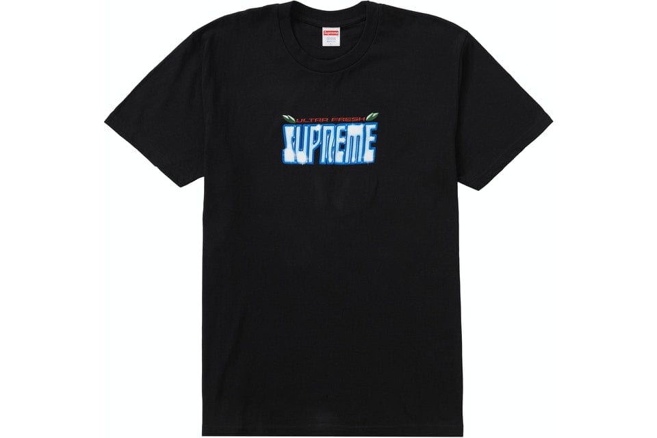 SUPREME CLOTHING SUPREME ULTRA FRESH TEE BLACK