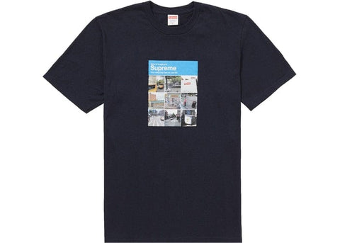 SUPREME CLOTHING SUPREME NAVY VERIFY TEE FW20