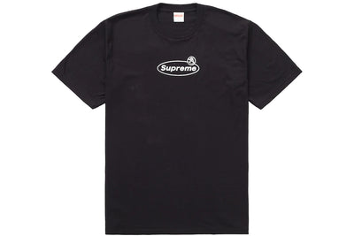SUPREME WARNING TEE BLACK