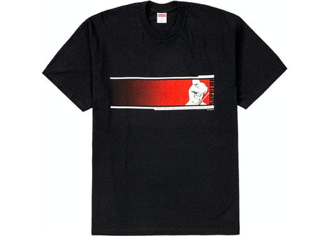 SUPREME CLOTHING SUPREME WERE BACK TEE BLACK