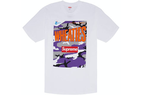 SUPREME CLOTHING SUPREME WHEATIES T-SHIRT WHITE