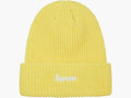 SUPREME ACCESSORIES SUPREME LOOSE GAUGE BEANIE LIGHT YELLOW t8Fk8BbyY