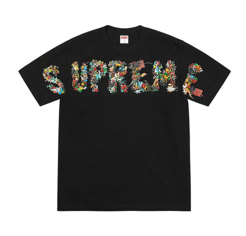 SUPREME CLOTHING SUPREME TOY PILE TEE BLACK