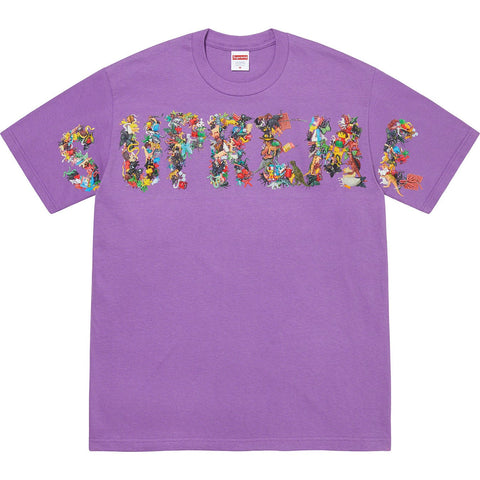 SUPREME CLOTHING SUPREME TOY PILE TEE PURPLE
