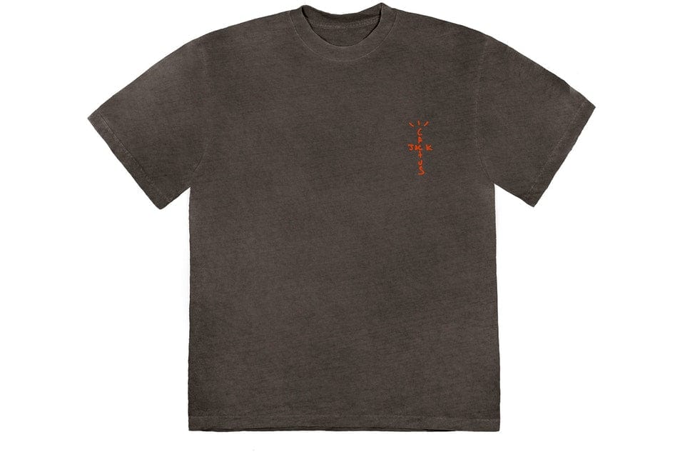 TRAVIS SCOTT CLOTHING TRAVIS SCOTT CJ DIGITAL GIRL T-SHIRT PEPPER BROWN