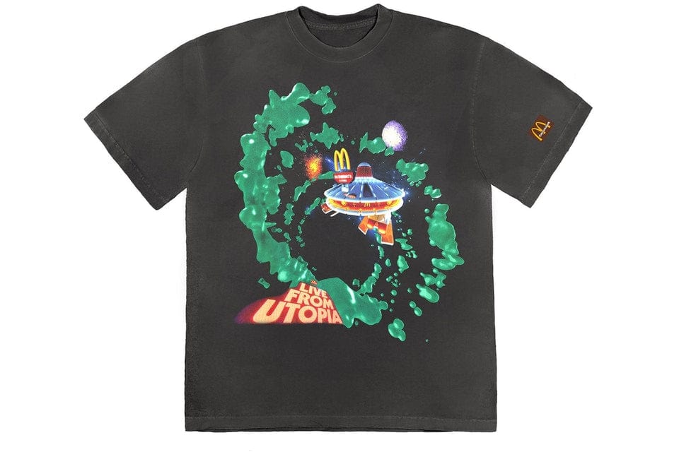 TRAVIS SCOTT CLOTHING TRAVIS SCOTT X MCDONALD'S FLY THRU TEE