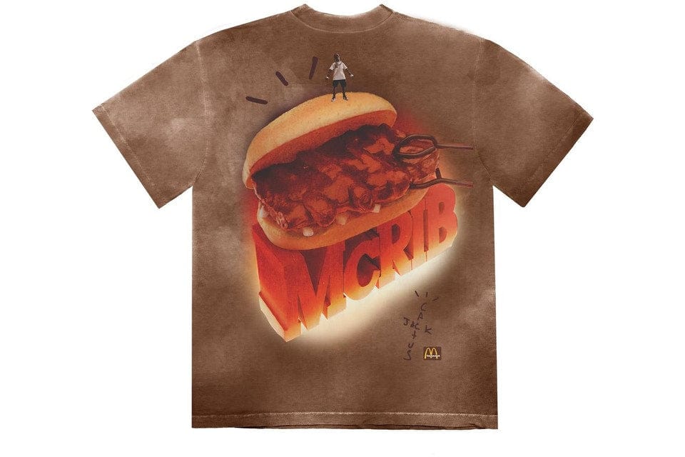 TRAVIS SCOTT CLOTHING TRAVIS SCOTT GRAIL T-SHIRT BROWN