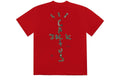 TRAVIS SCOTT CLOTHING TRAVIS SCOTT MOTHERBOARD LOGO IV T-SHIRT RED