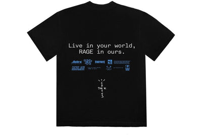 TRAVIS SCOTT CLOTHING TRAVIS SCOTT THE SCOTTS WORLD T-SHIRT