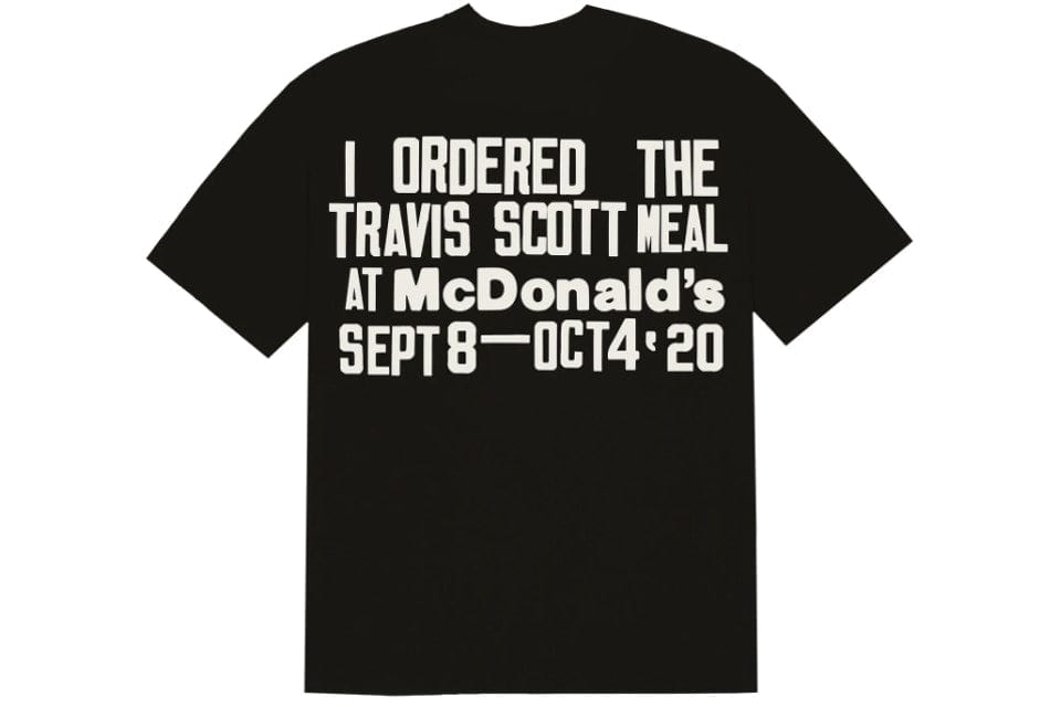 TRAVIS SCOTT CLOTHING TRAVIS SCOTT X CPFM 4 CJ BURGER MOUTH T-SHIRT BLACK Jyd7DqV-z