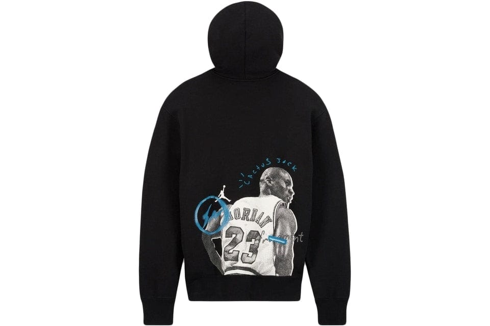 TRAVIS SCOTT CLOTHING TRAVIS SCOTT X JORDAN X FRAGMENT HOODIE BLACK TH5PhGL7J