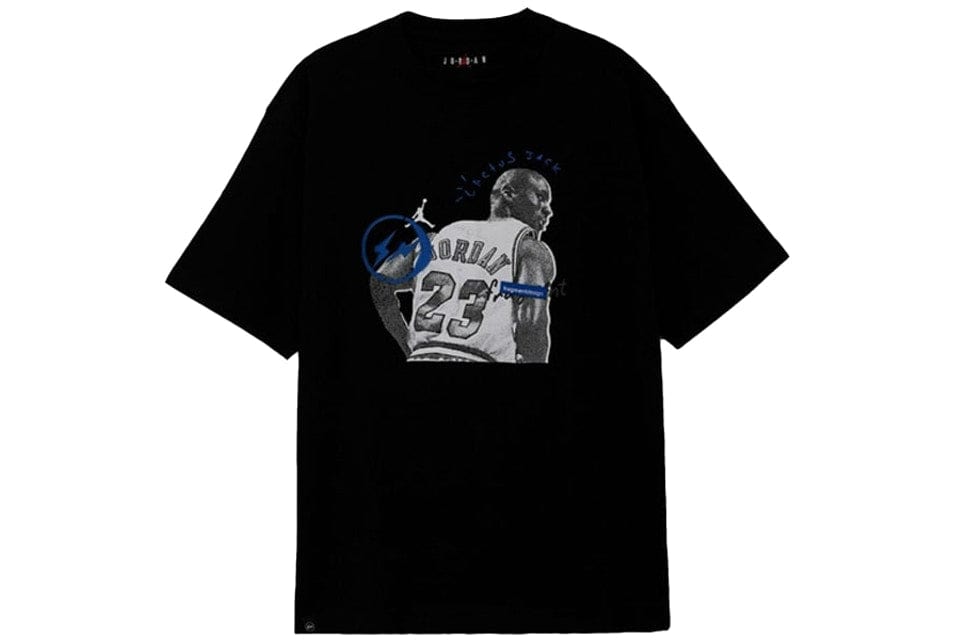 TRAVIS SCOTT CLOTHING TRAVIS SCOTT X JORDAN X FRAGMENT T-SHIRT BLACK SGRkuCwJl