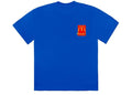 TRAVIS SCOTT CLOTHING TRAVIS SCOTT X MCDONALD'S ACTION FIGURE SERIES III T-SHIRT BLUE