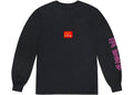 TRAVIS SCOTT CLOTHING TRAVIS SCOTT X MCDONALD'S ACTION FIGURE SPACE LONG SLEEVE BLACK
