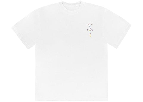 TRAVIS SCOTT CLOTHING TRAVIS SCOTT X MCDONALD'S CJ SMILE T-SHIRT WHITE