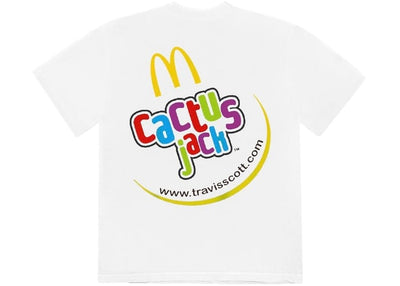 TRAVIS SCOTT CLOTHING TRAVIS SCOTT X MCDONALD'S CJ SMILE T-SHIRT WHITE