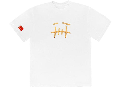 TRAVIS SCOTT CLOTHING TRAVIS SCOTT X MCDONALD'S FRY T-SHIRT WHITE TS-XMFTWH