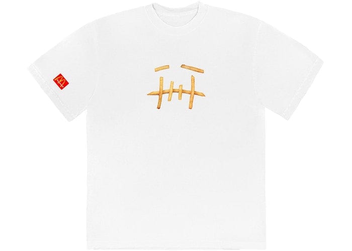 TRAVIS SCOTT CLOTHING TRAVIS SCOTT X MCDONALD'S FRY T-SHIRT WHITE TS-XMFTWH