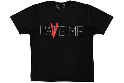 VLONE CLOTHING VLONE HAVE ME HATE ME TEE BLACK