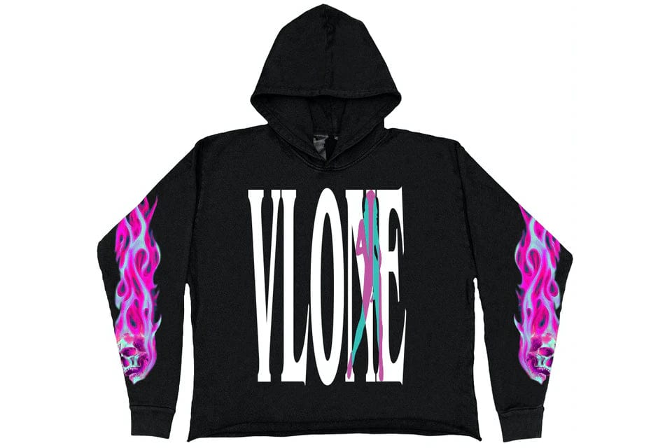 VLONE CLOTHING VLONE VICE HOODIE NOIR