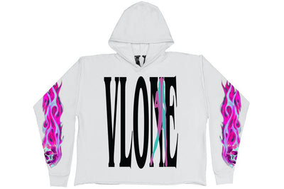 VLONE CLOTHING VLONE VICE HOODIE WHITE