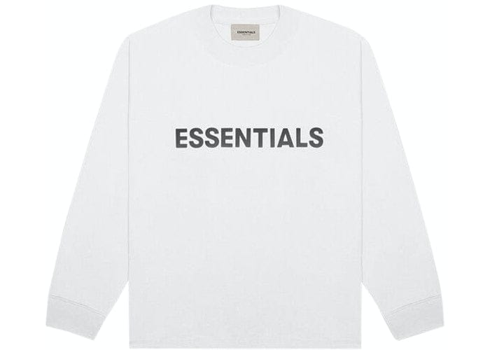 ESSENTIALS Clothing ESSENTIALS FOG 3D SILICON LONG SLEEVE WHITE